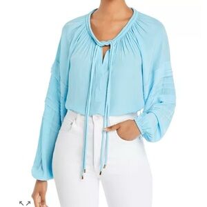 Ramy Brook Tie-Neck Women's Blouse